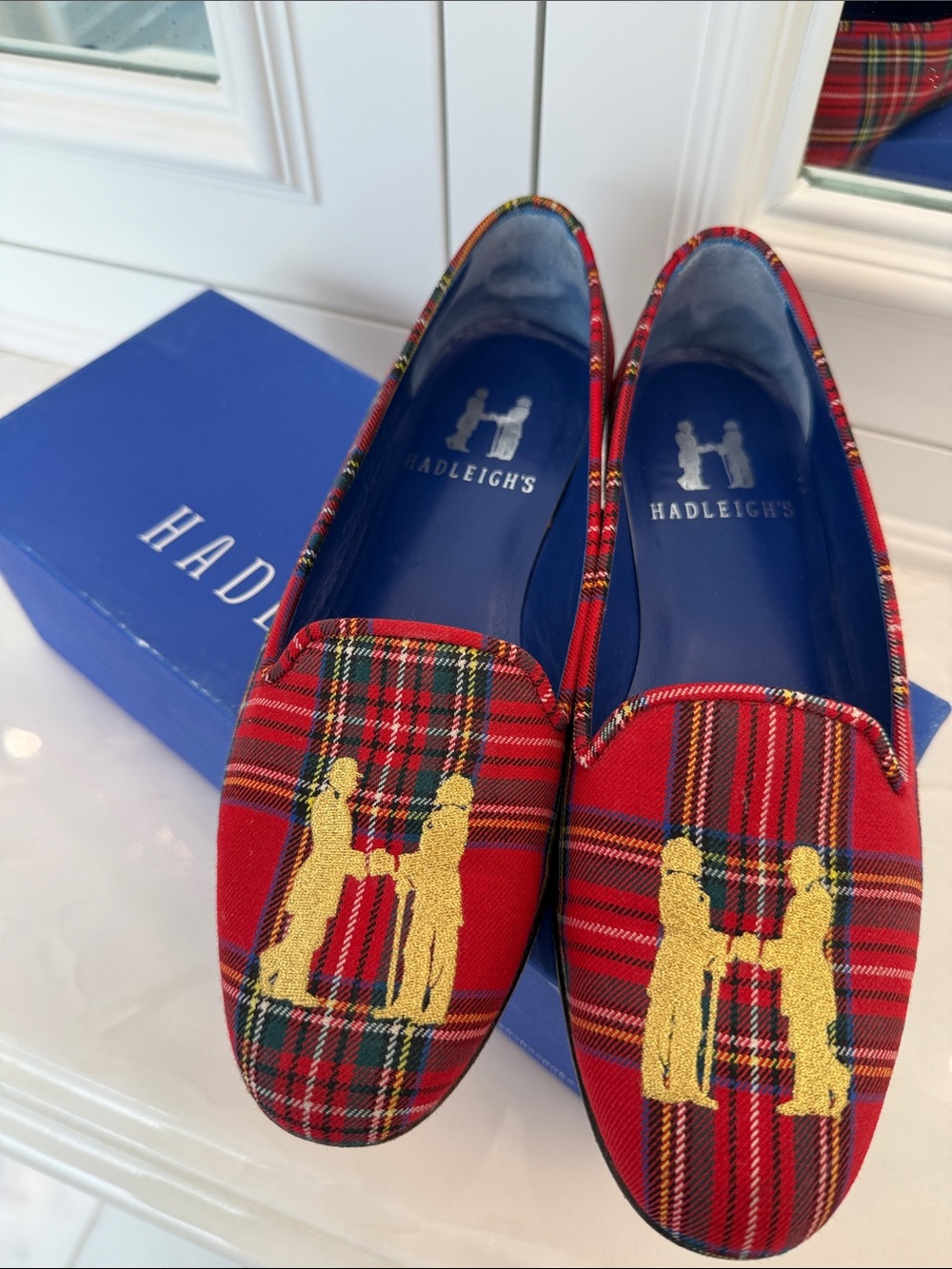 Hadleigh’s Women’s Tartan Loafers